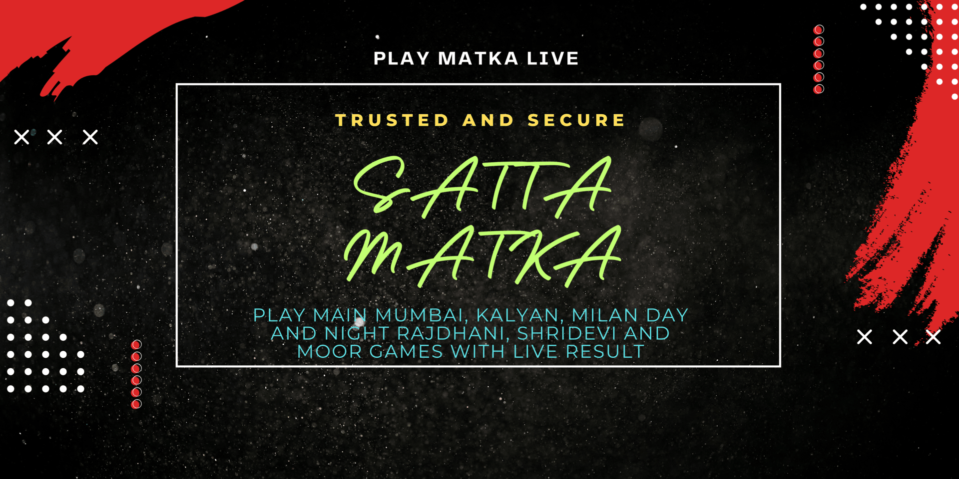 Online Matka Play Banner